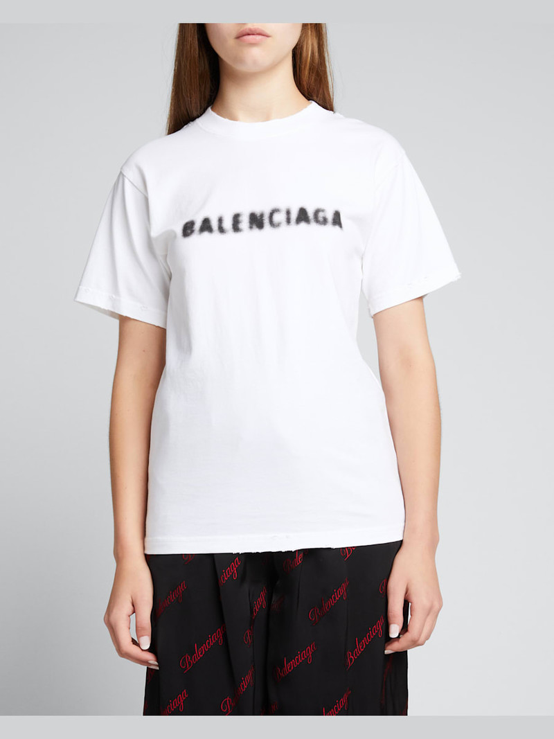 Blurry Logo Jersey T-Shirt 3