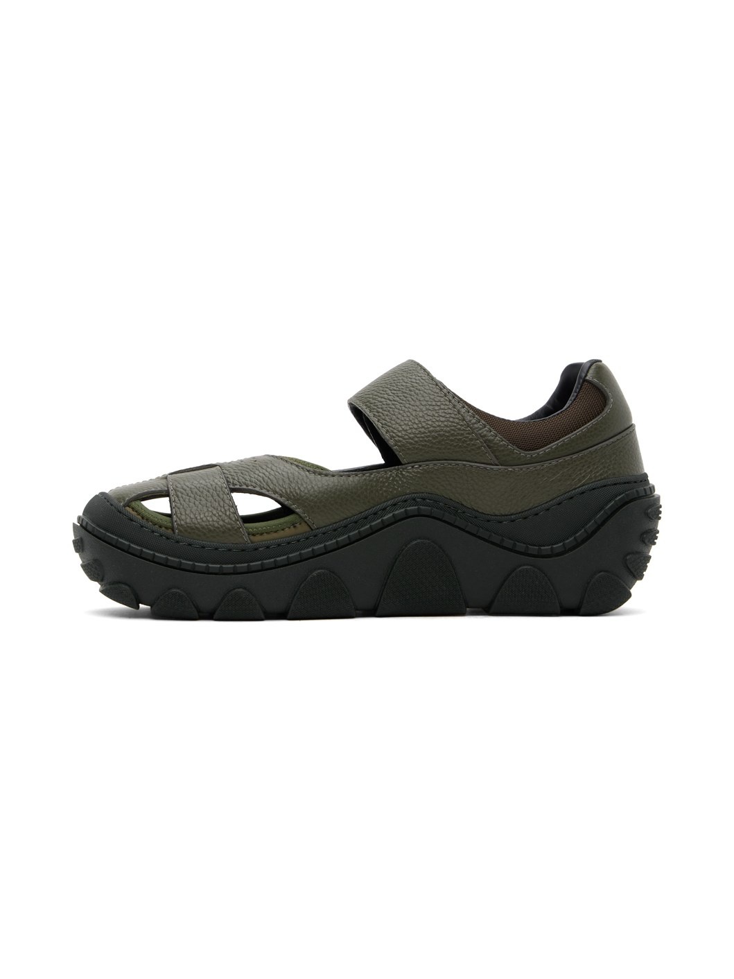 Khaki Hybrid Sandals - 3