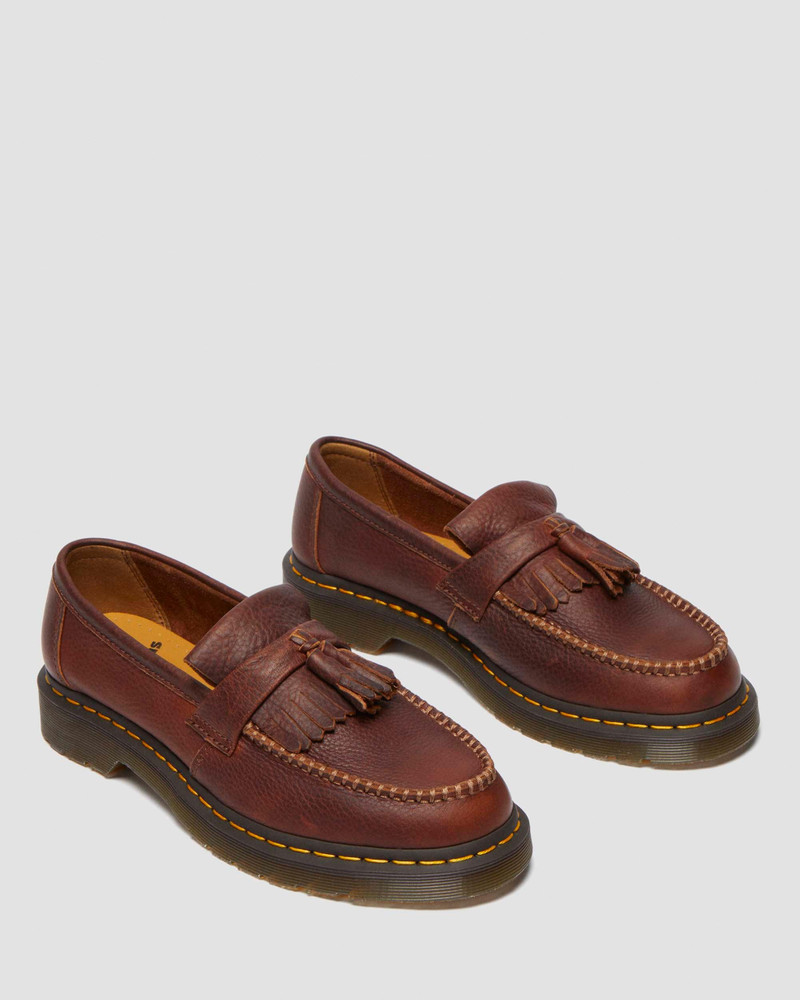 Adrian Yellow Stitch Ambassador Leather Loafers 6