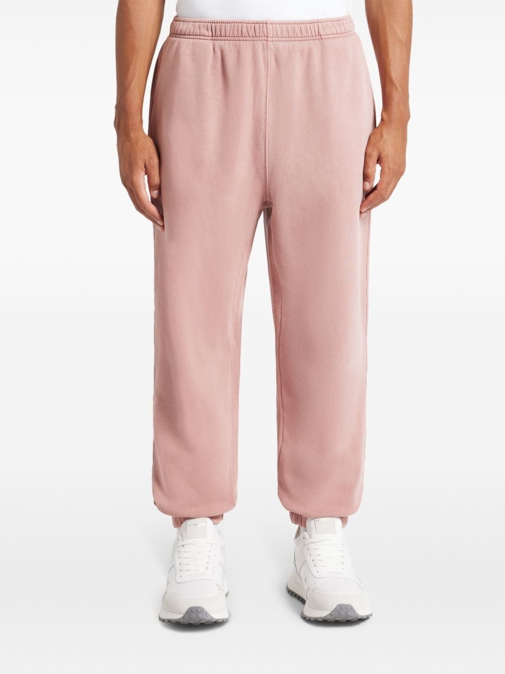 cotton-fleece track pants - 3