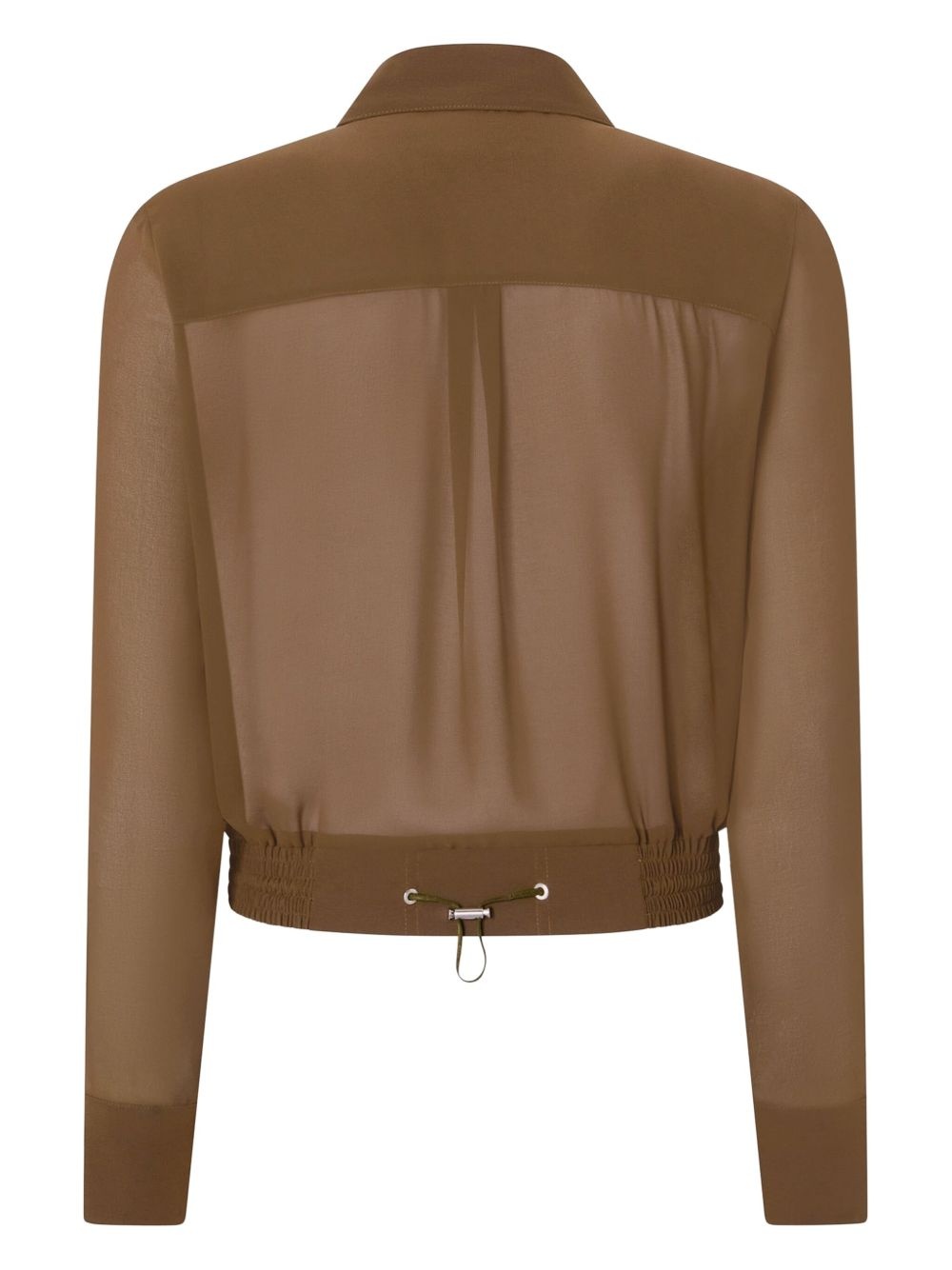 cropped shirt jacket - 2