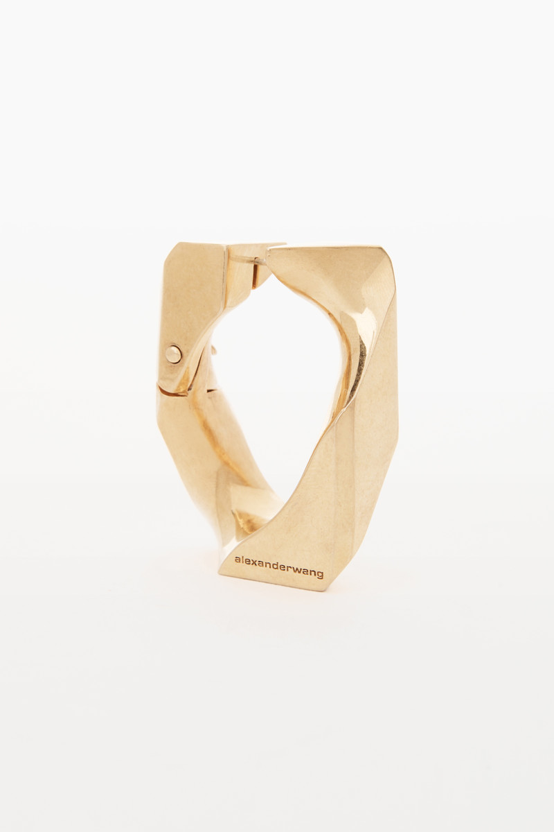 Alexander Wang CHAIN-LINK EARRING IN ALUMINUM outlook