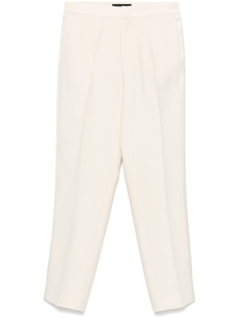 satin-trim trousers 1