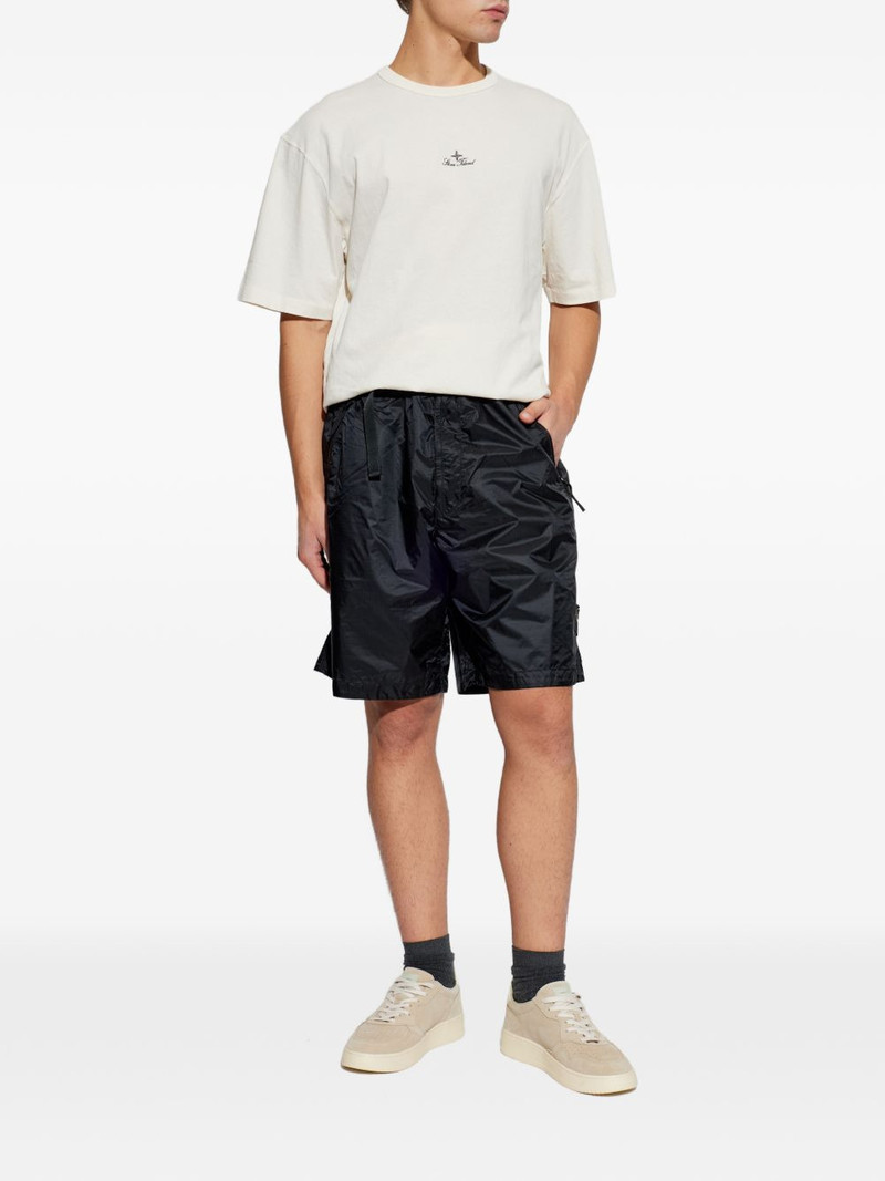 Stone Island belt logo-detail shorts outlook