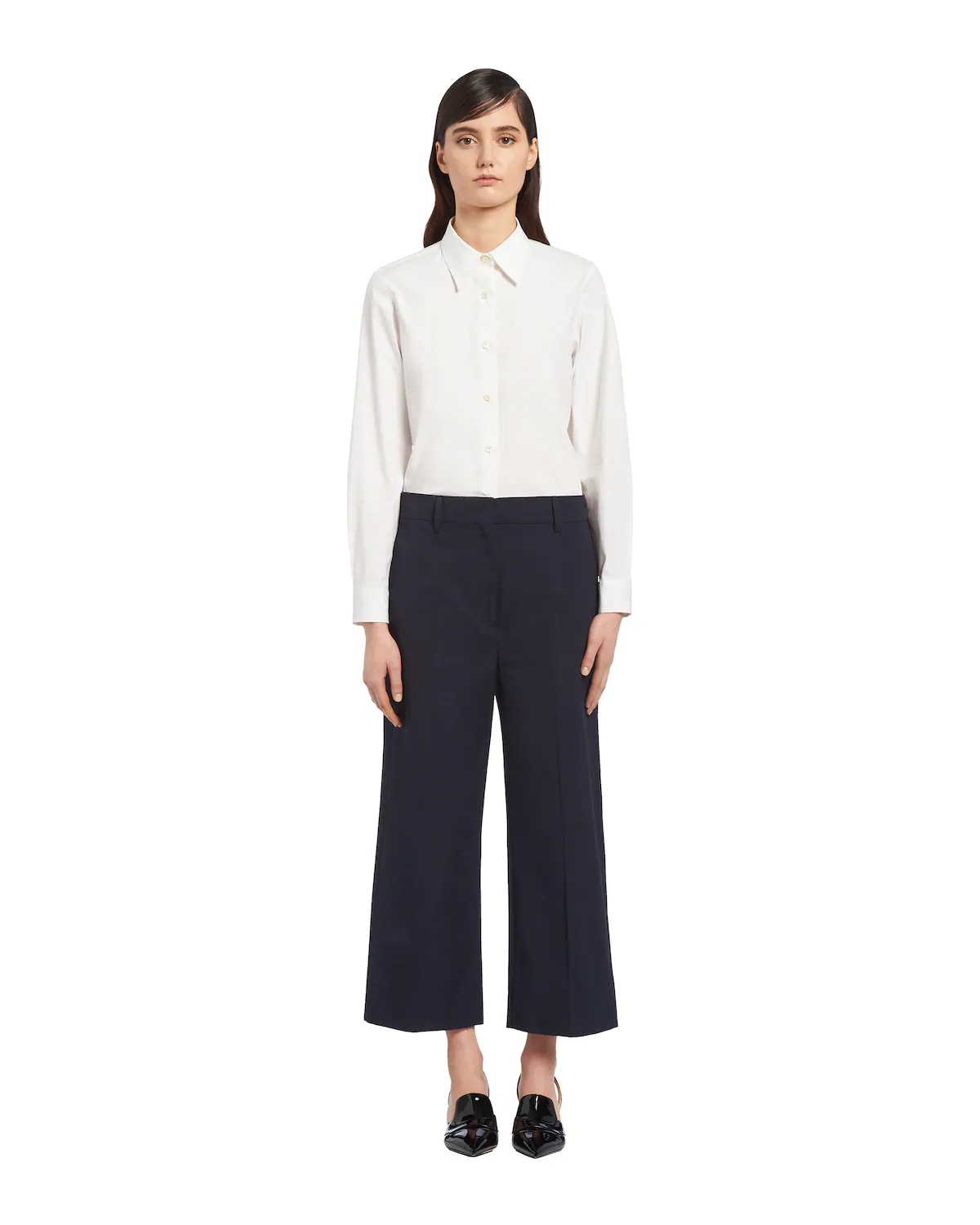 Cotton poplin trousers - 2