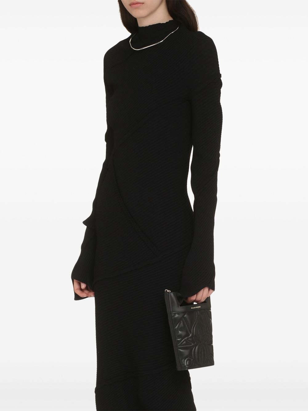 ribbed maxi dress - 2