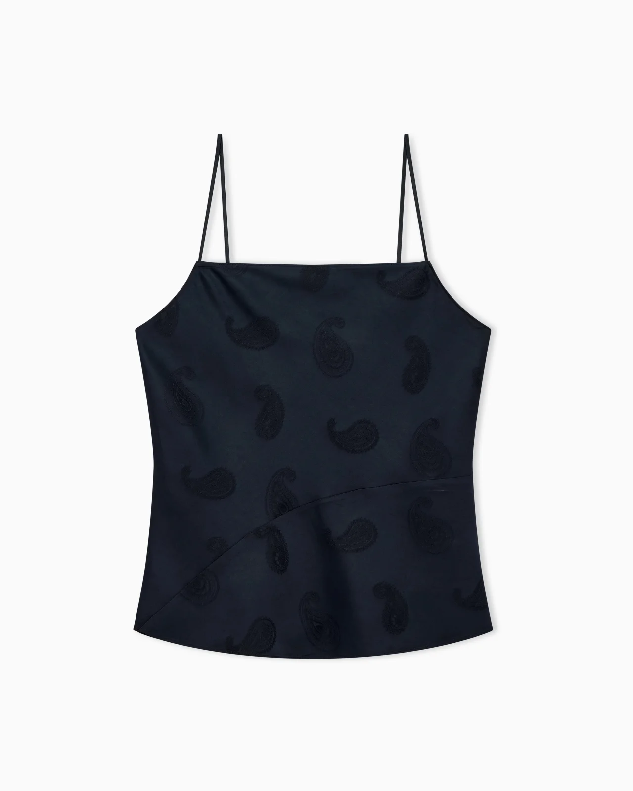 SATIN JACQUARD PAISLEY ALL-OVER TOP BOTEH CAPSULE - 1