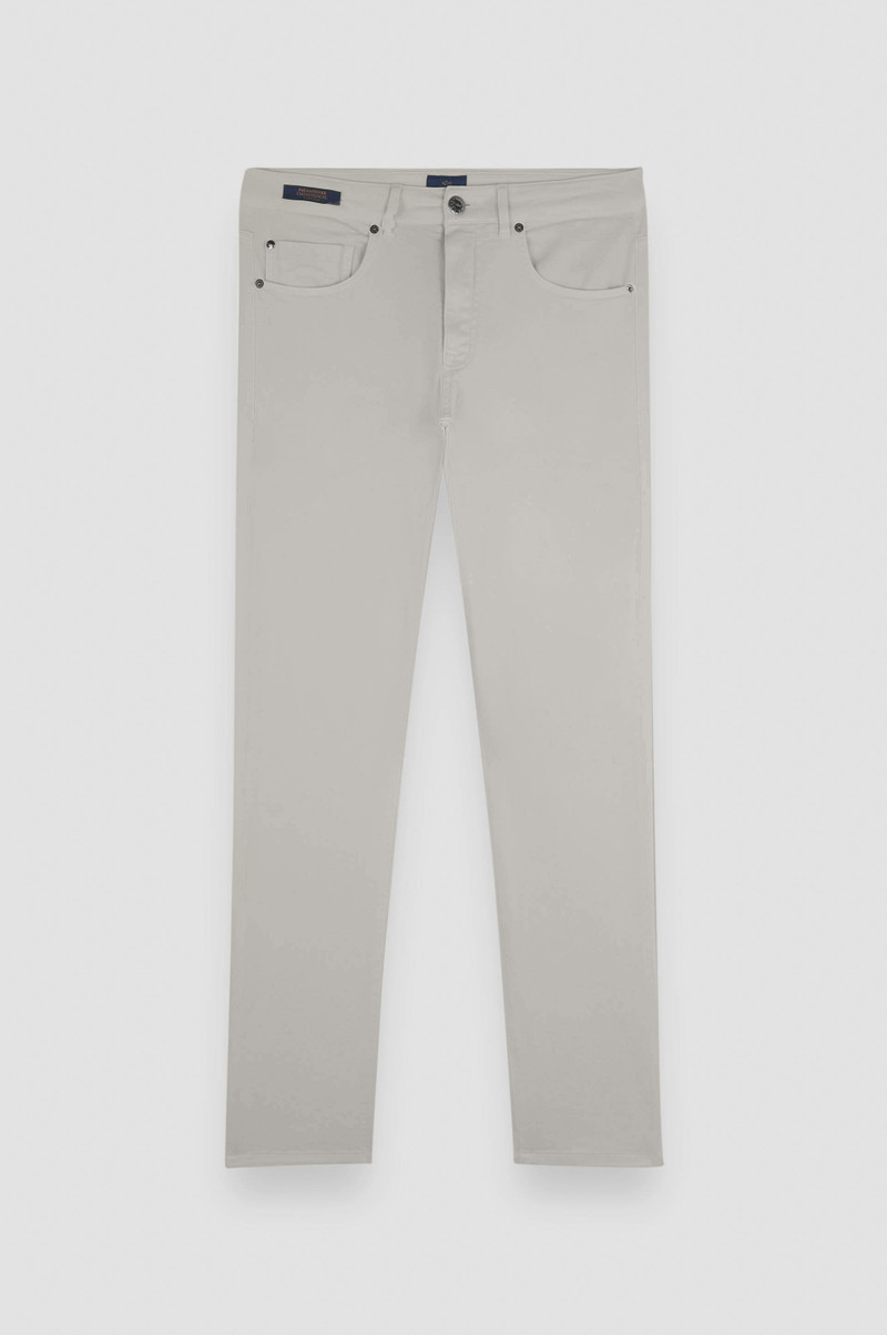 STRETCH COTTON 5 POCKETS TROUSERS 1