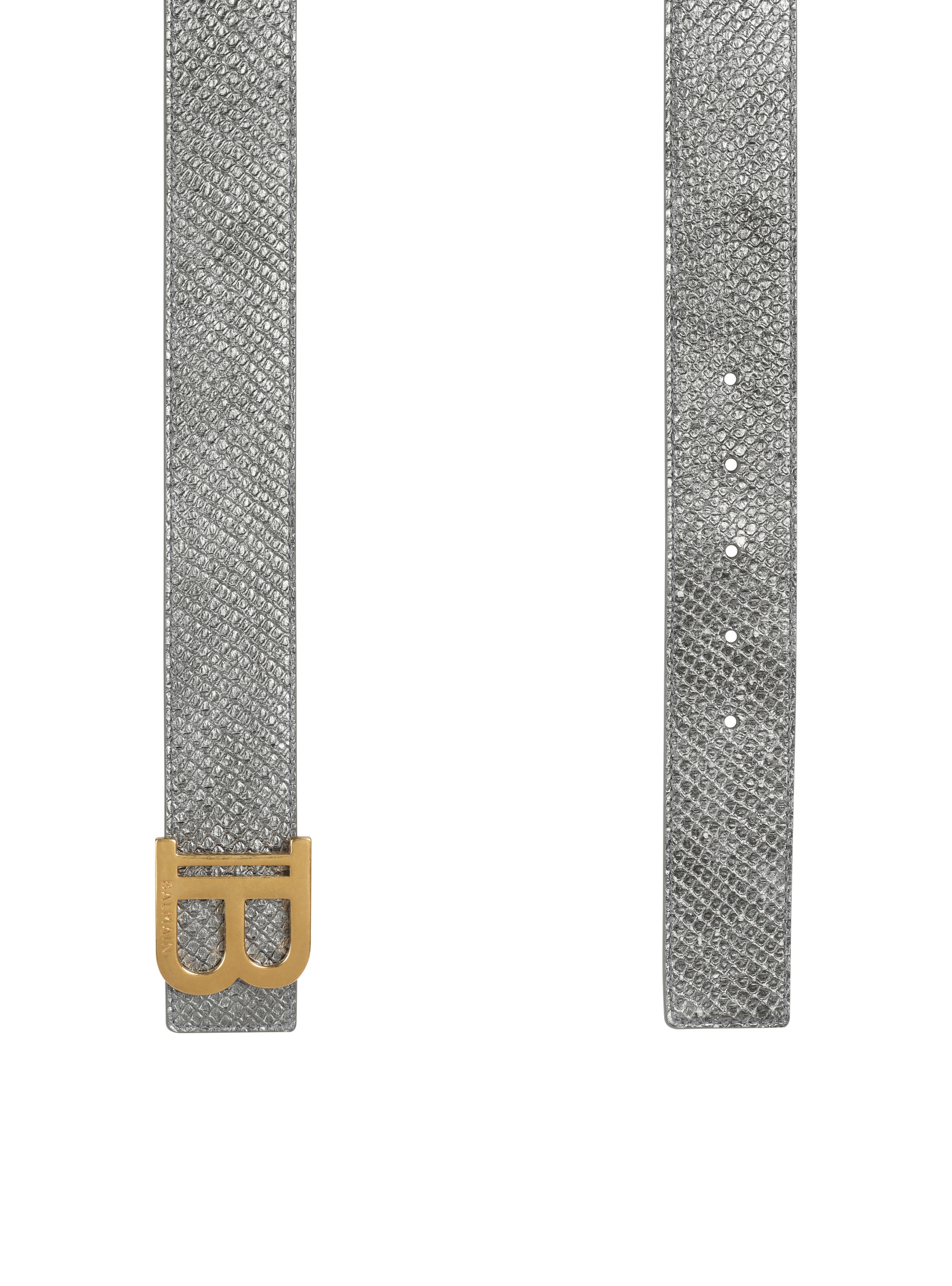 B-Belt in python-effect leather - 4