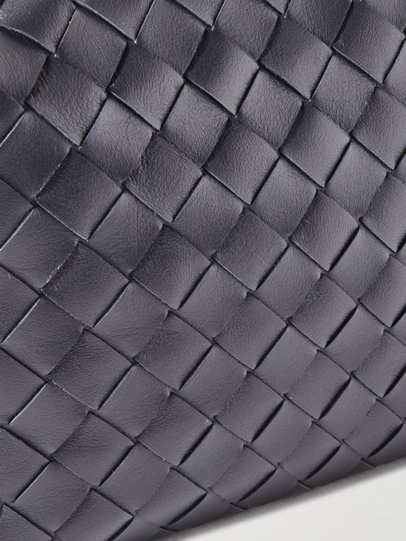 Intrecciato Leather Messenger Bag - 5