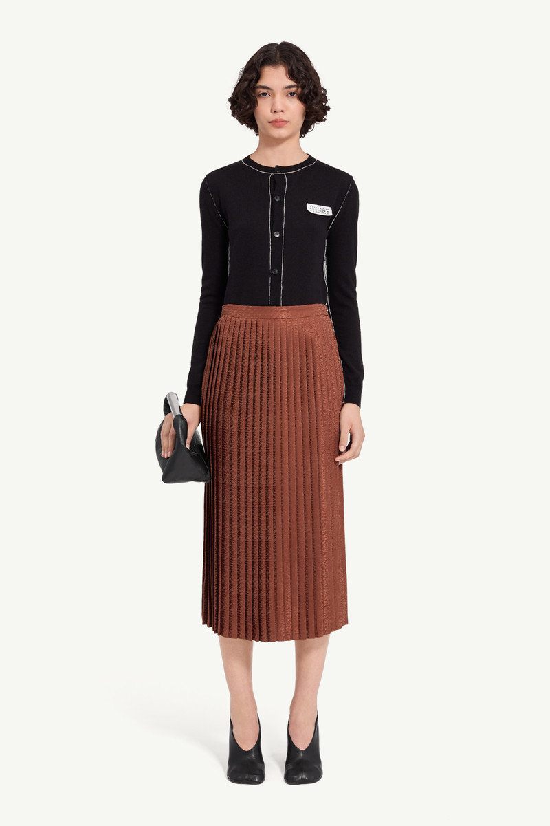 Jacquard midi skirt 1