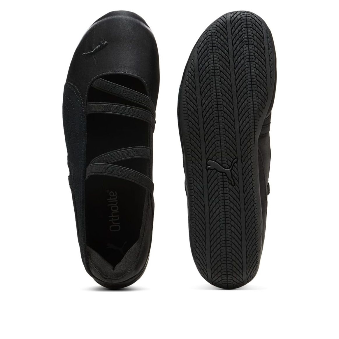 (WMNS) PUMA Speedcat Ballet 'Black Cool Dark Grey Satin' 404383-01 - 4