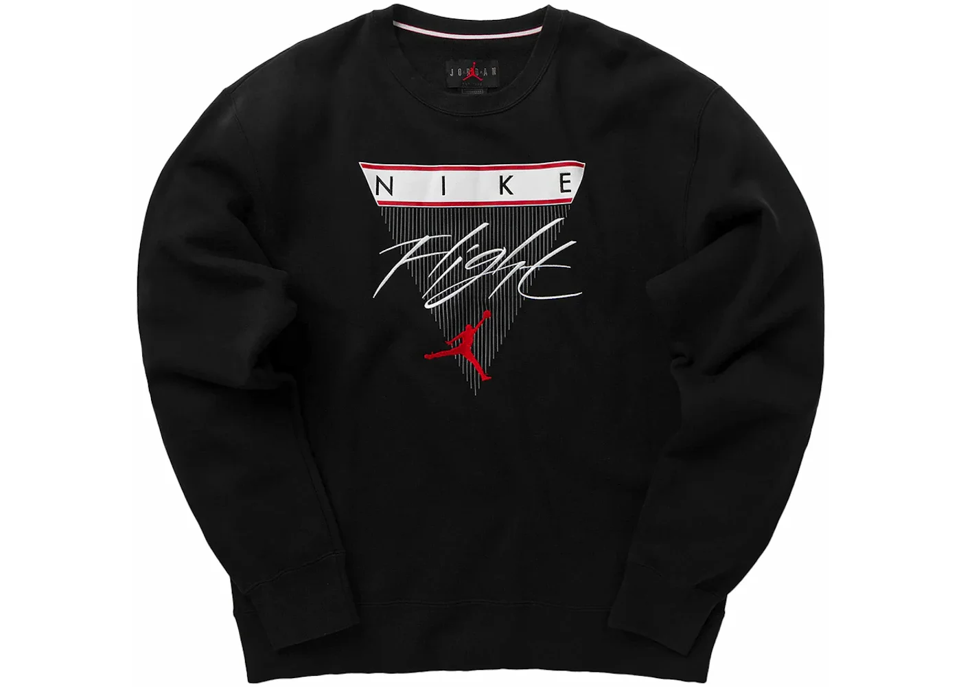 Jordan Flight Crewneck Graphic Hoodie Black - 1