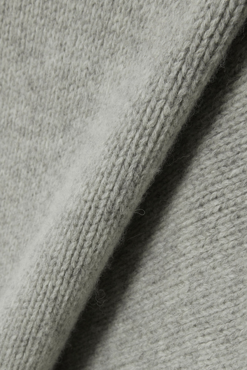 Asymmetric wool turtleneck sweater 5