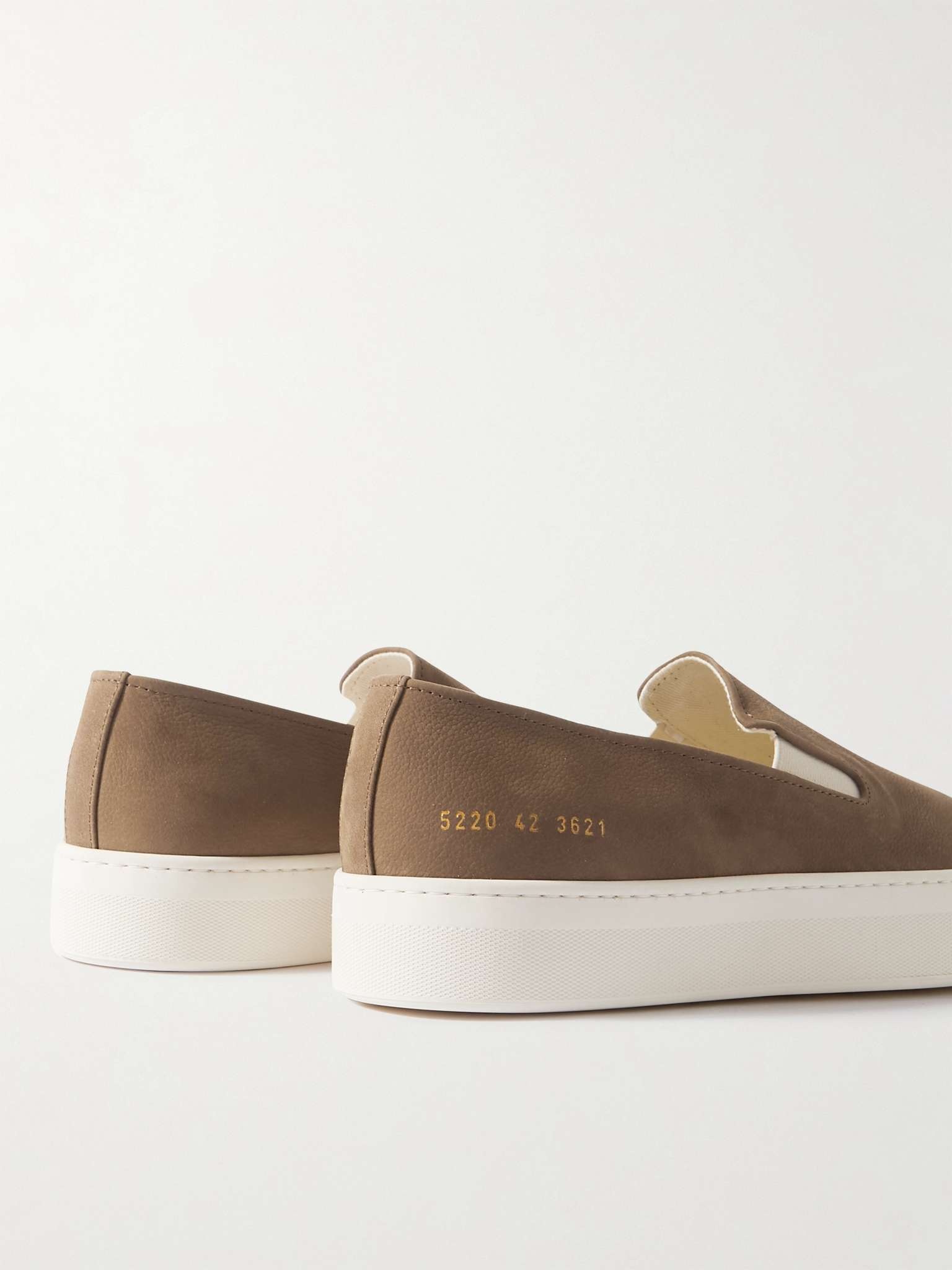 Nubuck Slip-On Sneakers - 5