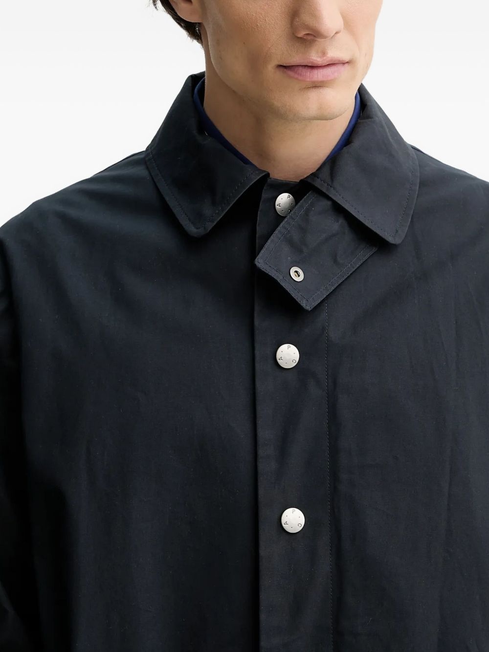Cappotti button-fastening longline coat - 5