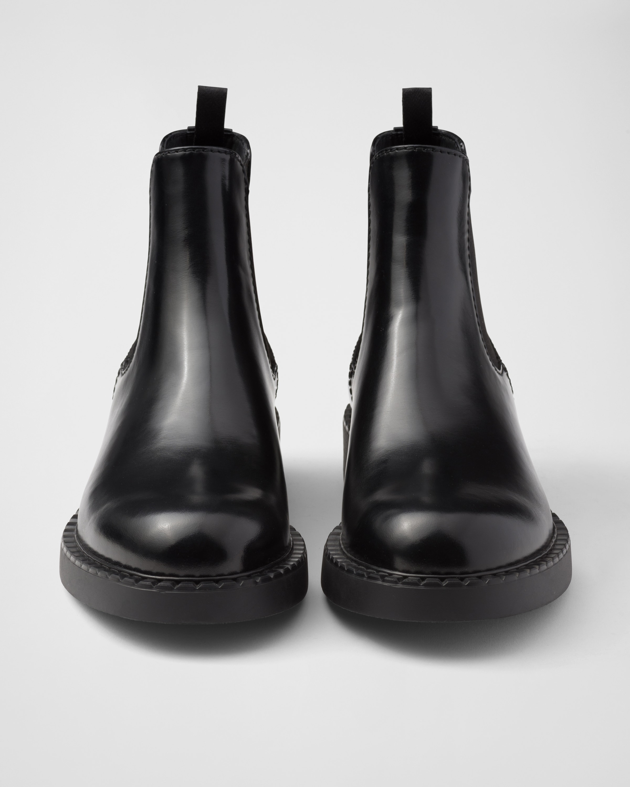Brushed leather Chelsea boots - 6