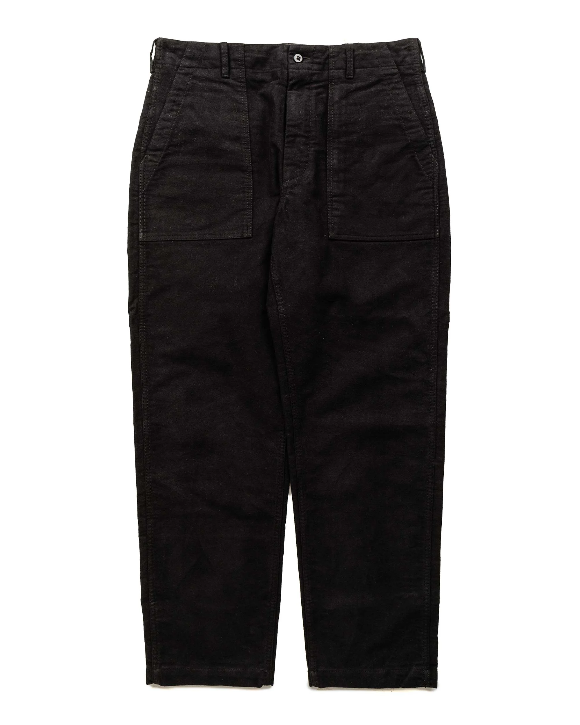 Fatigue Pant Black Cotton Moleskin - 1
