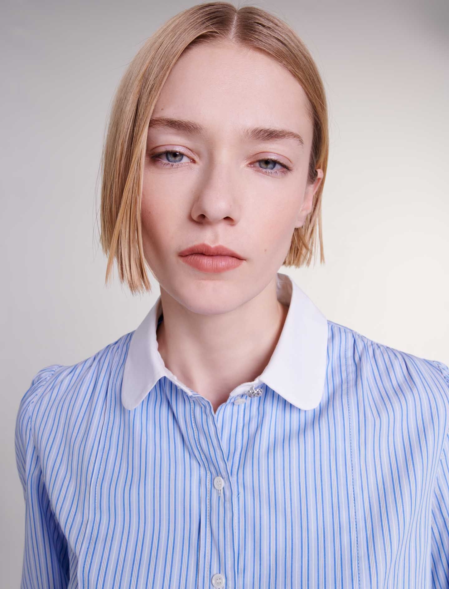 Contrast stripe shirt - 7