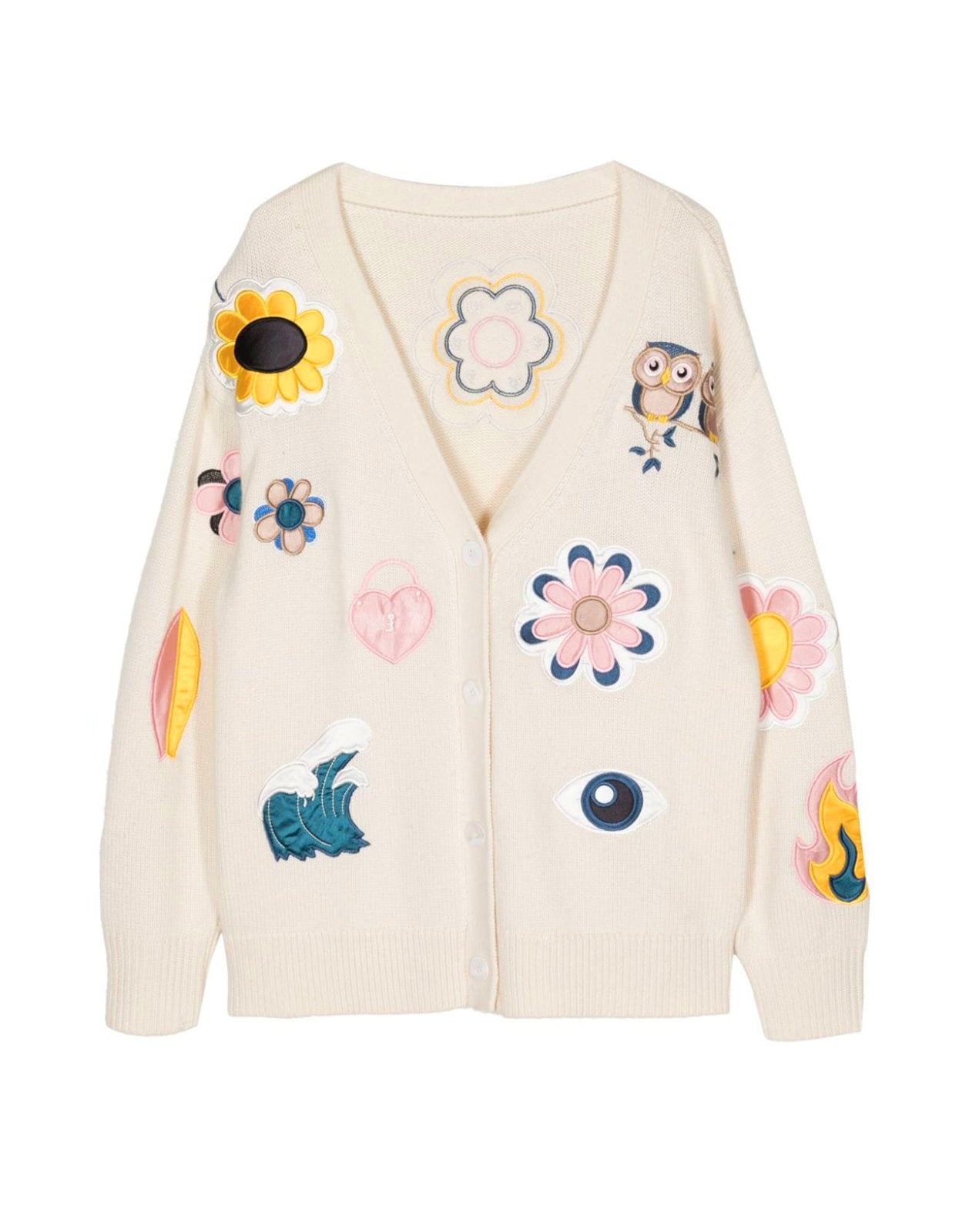 Playful Patchwork Cardigan - 10