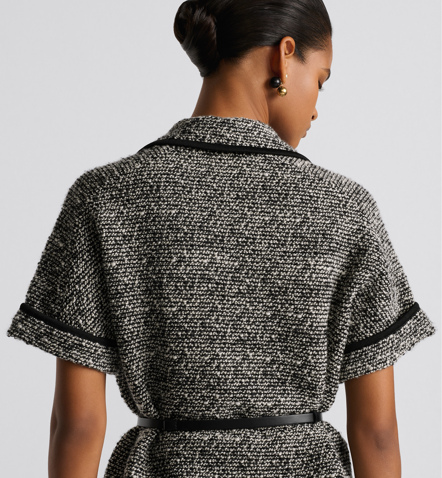 Short-Sleeved Belted Jacket - 4