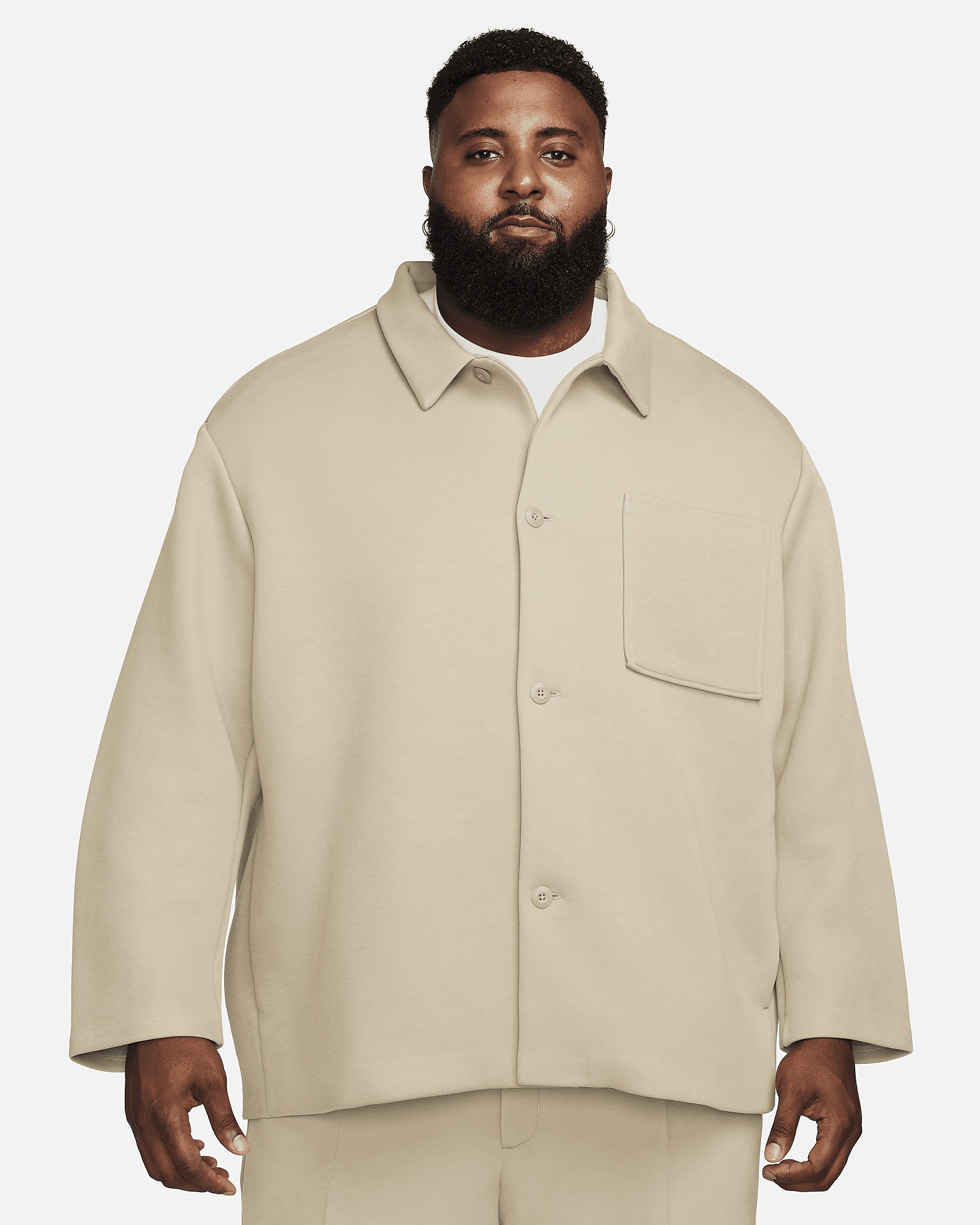 Nike Sportswear Tech Fleece Reimagined Men's Oversized Shacket - 10