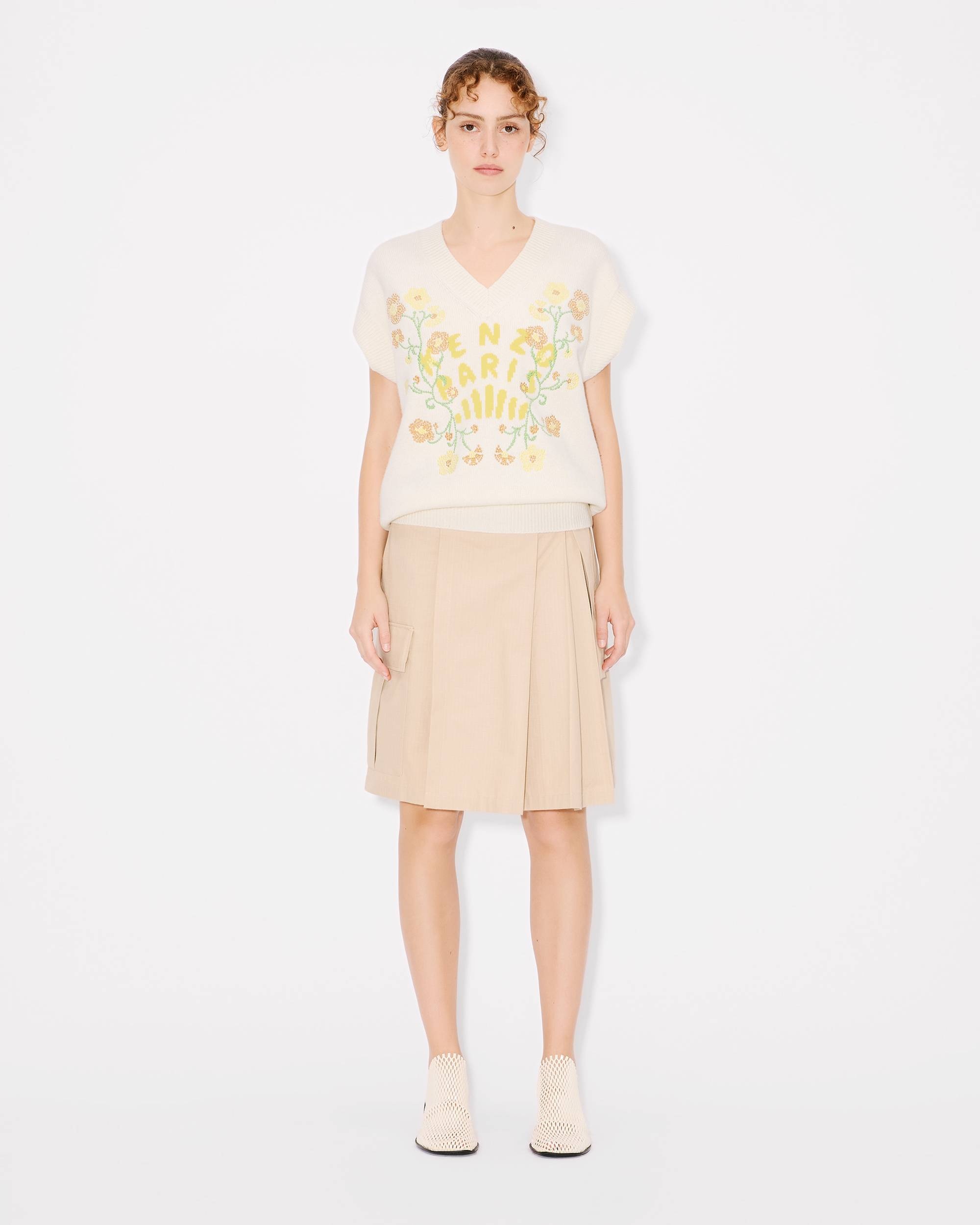 'KENZO Jungle Flower' embroidered wool vest - 5