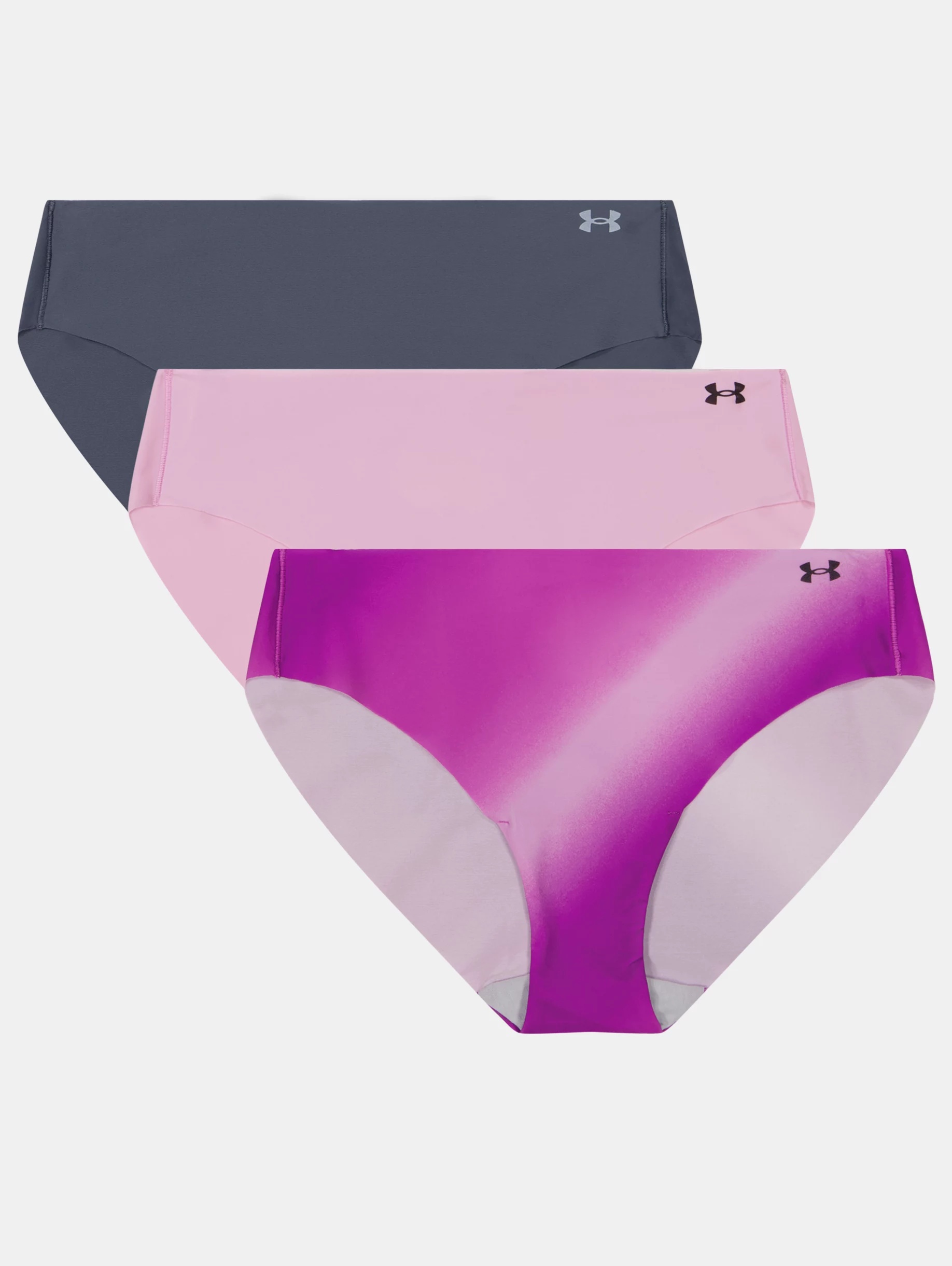 Women's UA Pure Stretch 3-Pack Printed No Show Bikini - 5