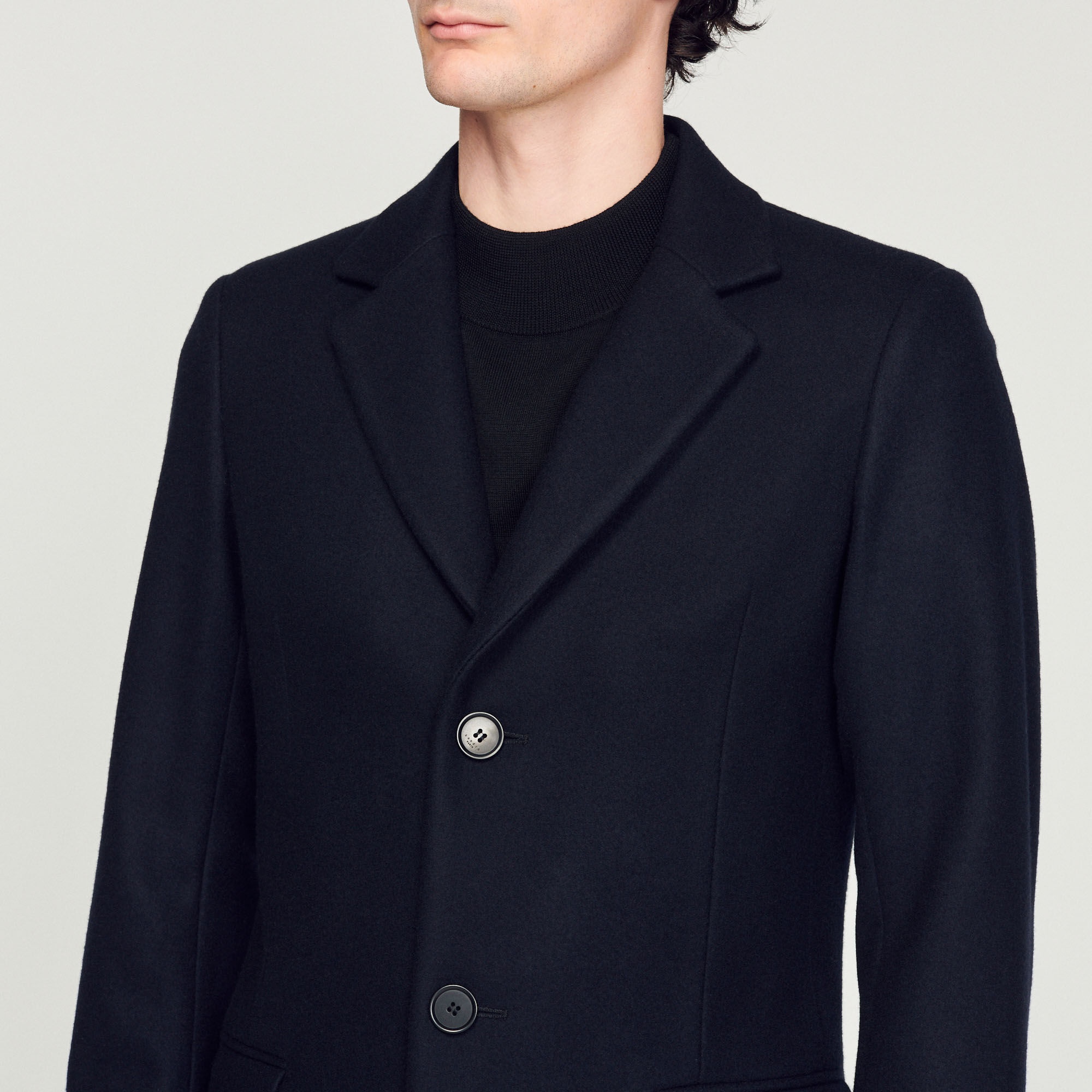 WOOL AND CASHMERE COAT - 4