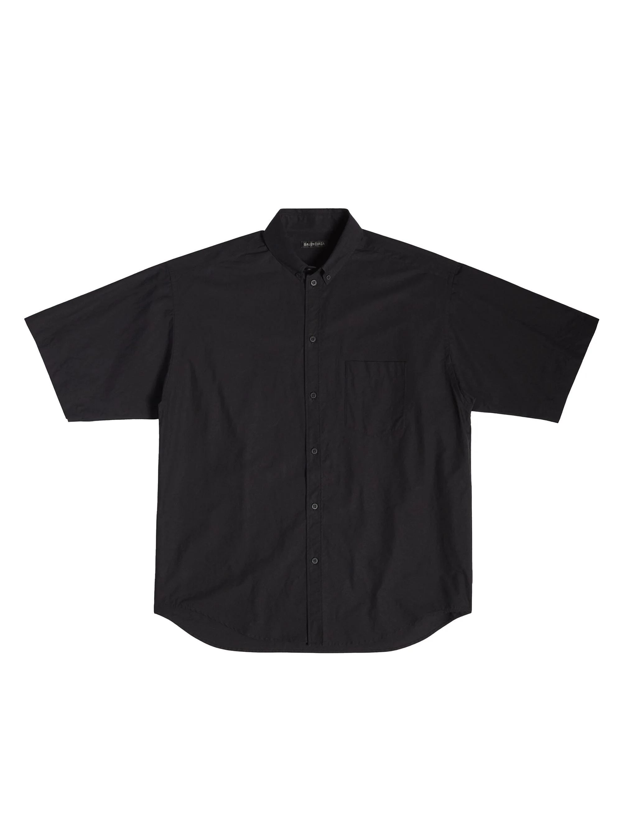 Men's Crypto Short Sleeve Shirt Large Fit - Black - 1