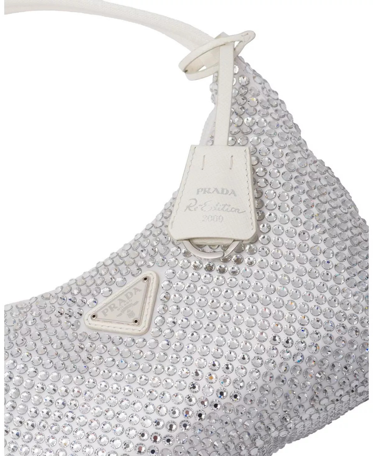 Re-Edition Satin Mini-Bag with Crystals - 7