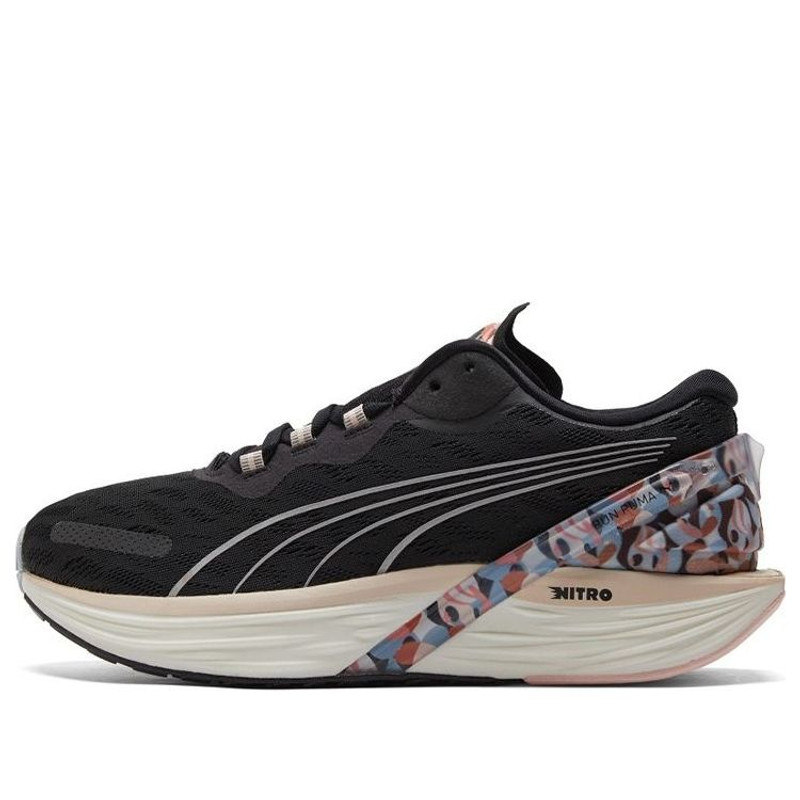 (WMNS) PUMA Maggie Stephenson x Run XX Nitro Artwork 'Black Arctic Ice' 377188-01 - 1