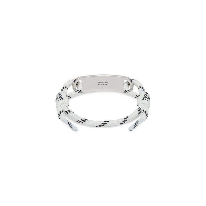 Plate Bracelet in White 3