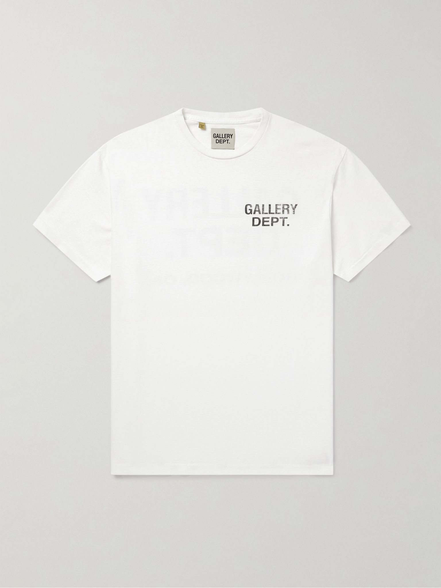Vintage Souvenir Logo-Print Cotton-Jersey T-Shirt White - 1