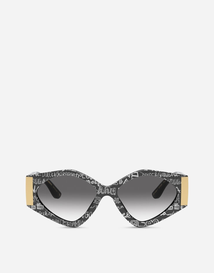 Modern print graffiti sunglasses - 1