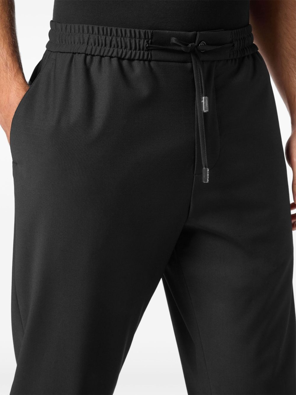 drawstring-waist track pants - 5