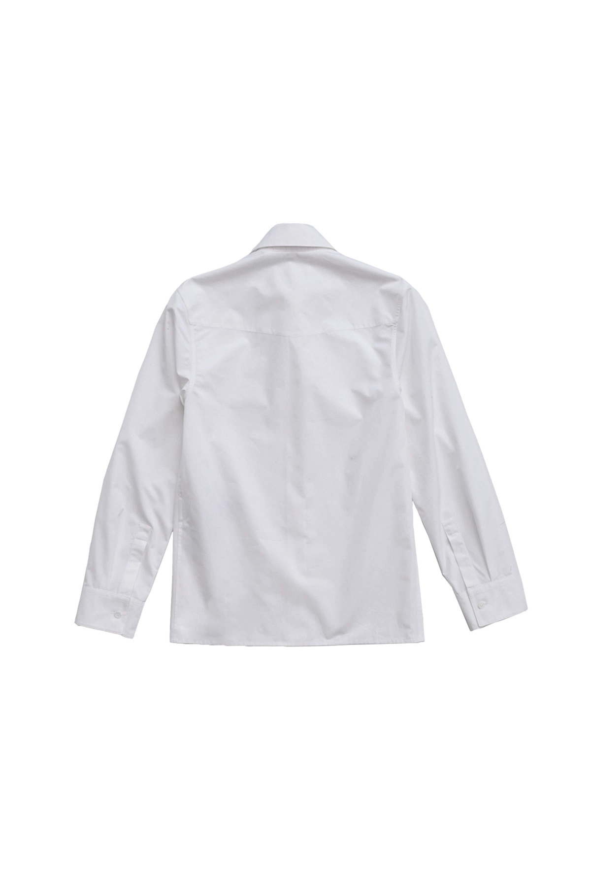 Jil Sander Poplin Shirt With Tie White - 2