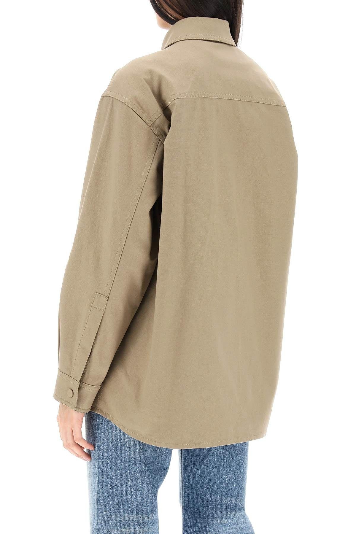 Stretch Cotton Canvas overshirt with high reliefs Valentino - 4