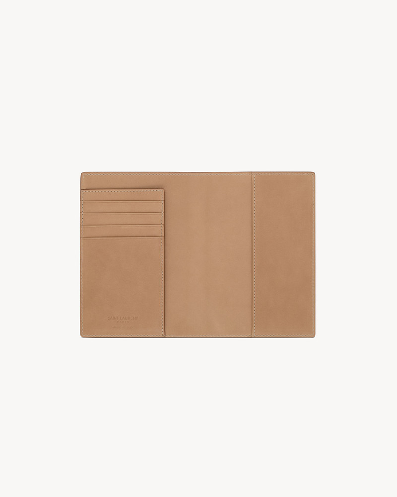 SAINT LAURENT PASSPORT CASE IN VEGETABLE-TANNED LEATHER 4