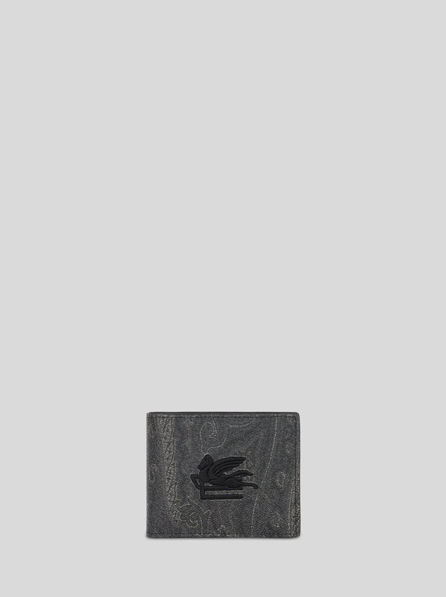 PAISLEY WALLET WITH PEGASO DETAIL - 1