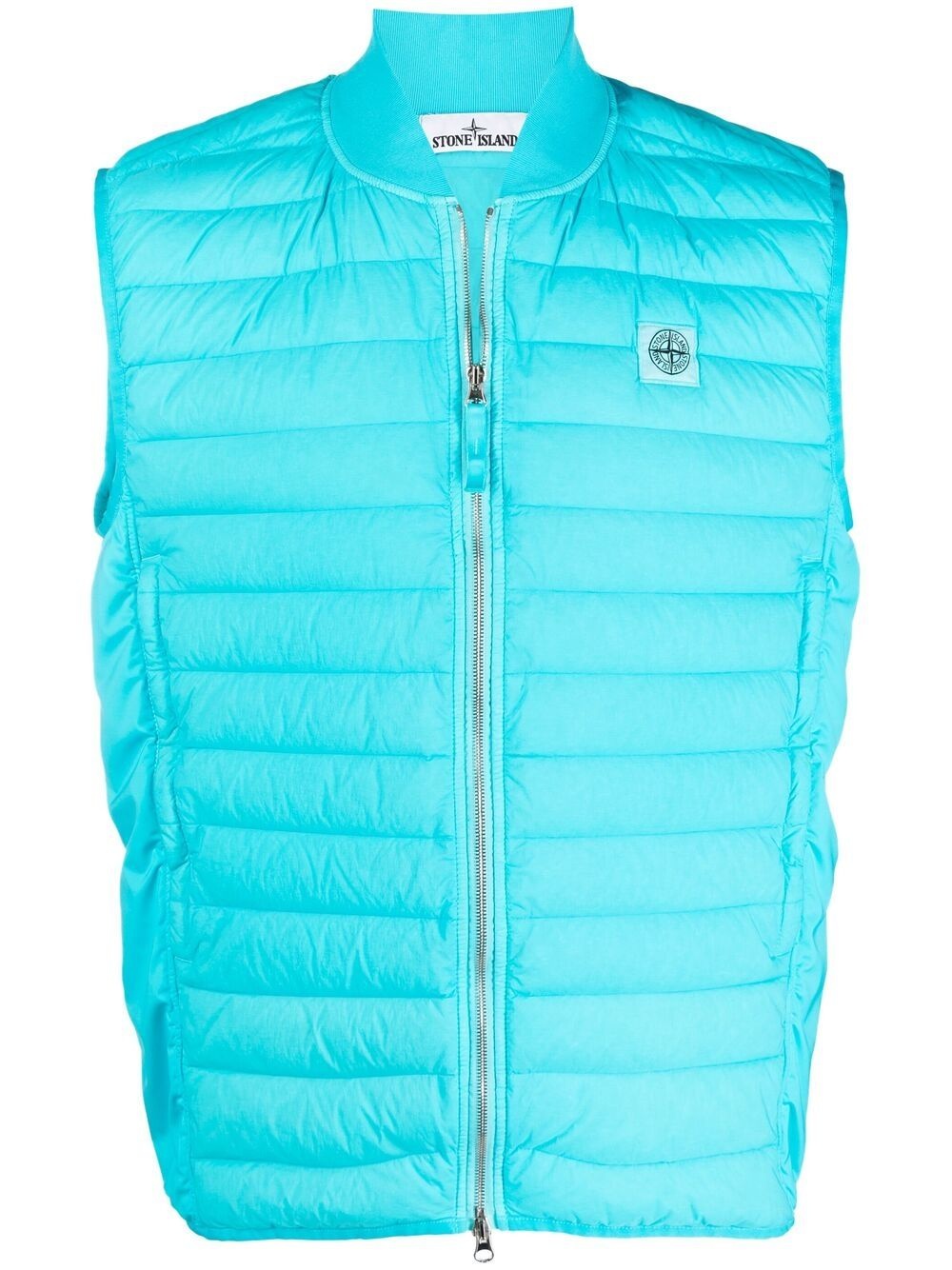 quilted down lightweight gilet - 1