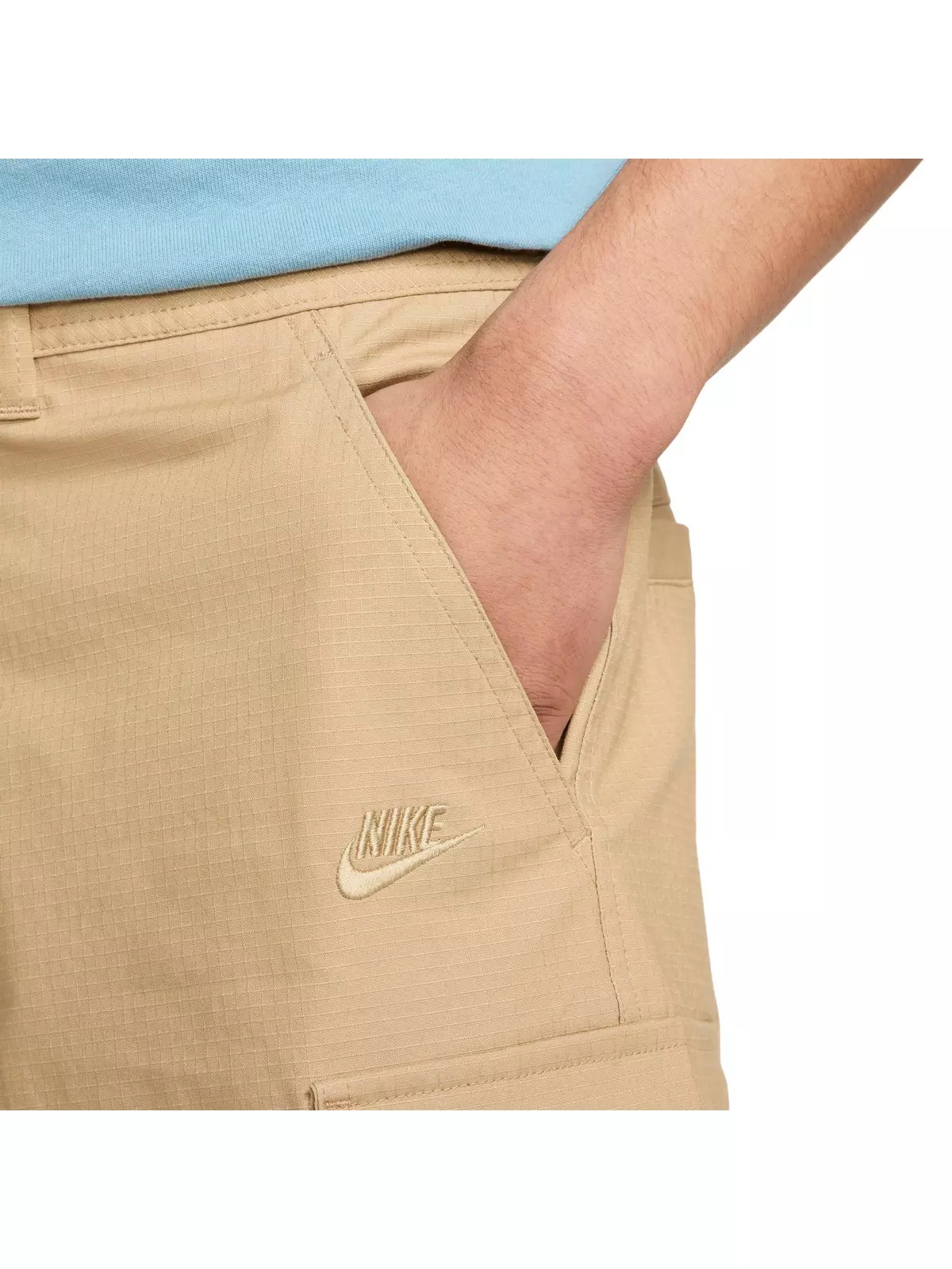 Men's Club Woven Cargo Shorts -Beige - 4