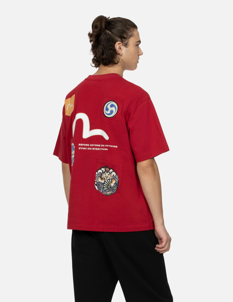 MULTI-PRINT AND MULTI-POCKET RELAX FIT T-SHIRT 7