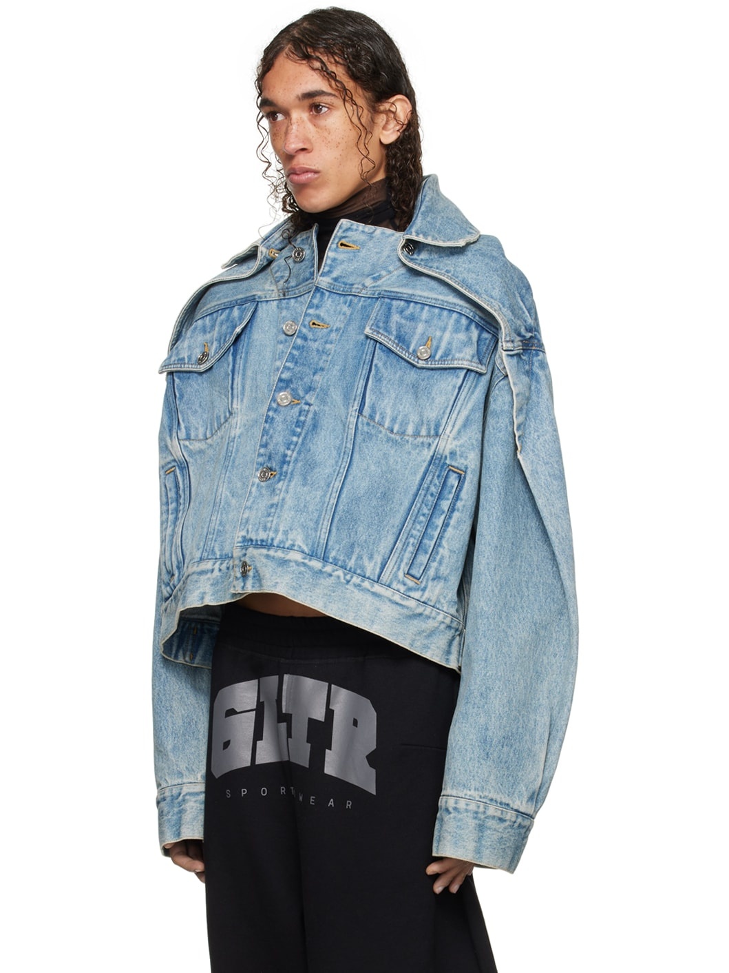 Blue Shayne Oliver Edition Denim Jacket - 4