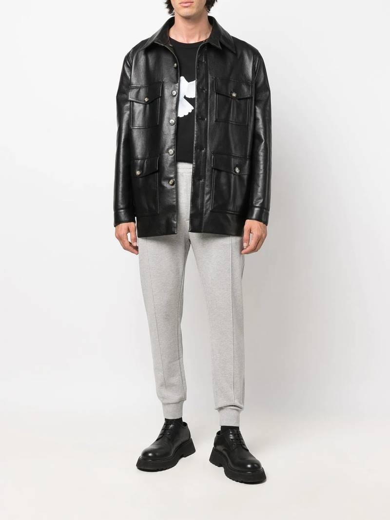 Alexander McQueen rear logo-patch detail track pants outlook