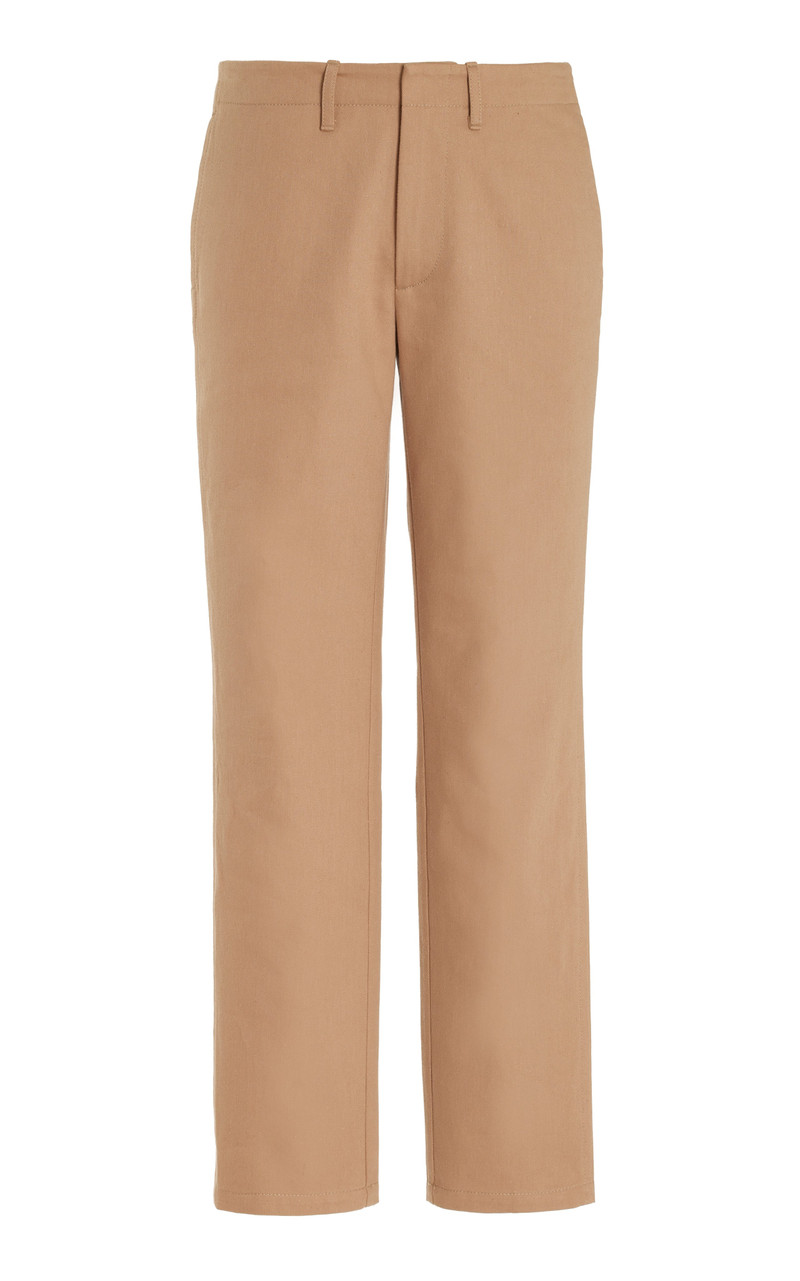 Rhys Pant in Camel Organic Cotton 1