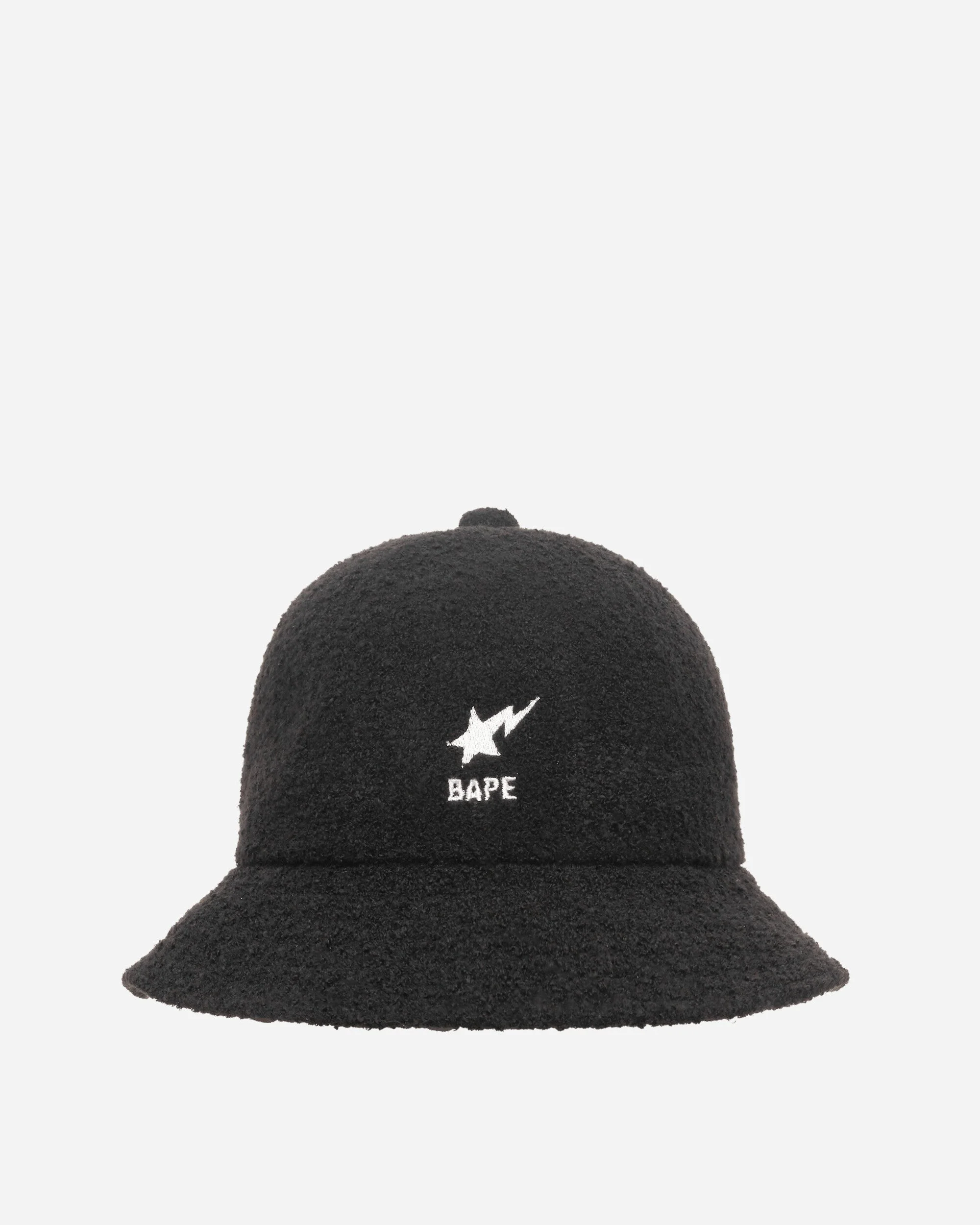 Bape Sta Pile Bucket Hat Black - 1