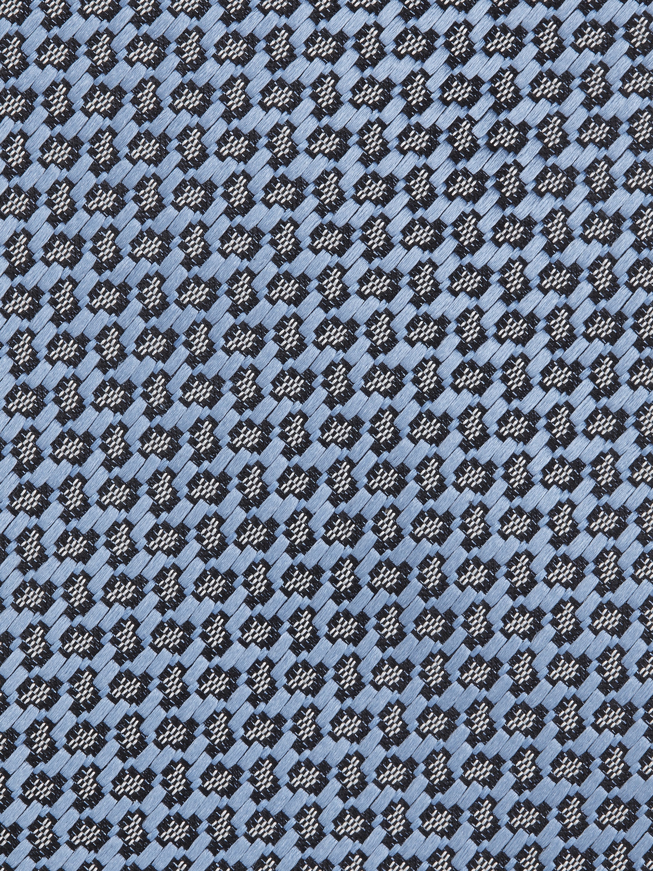 LIGHT BLUE SILK TIE - 2