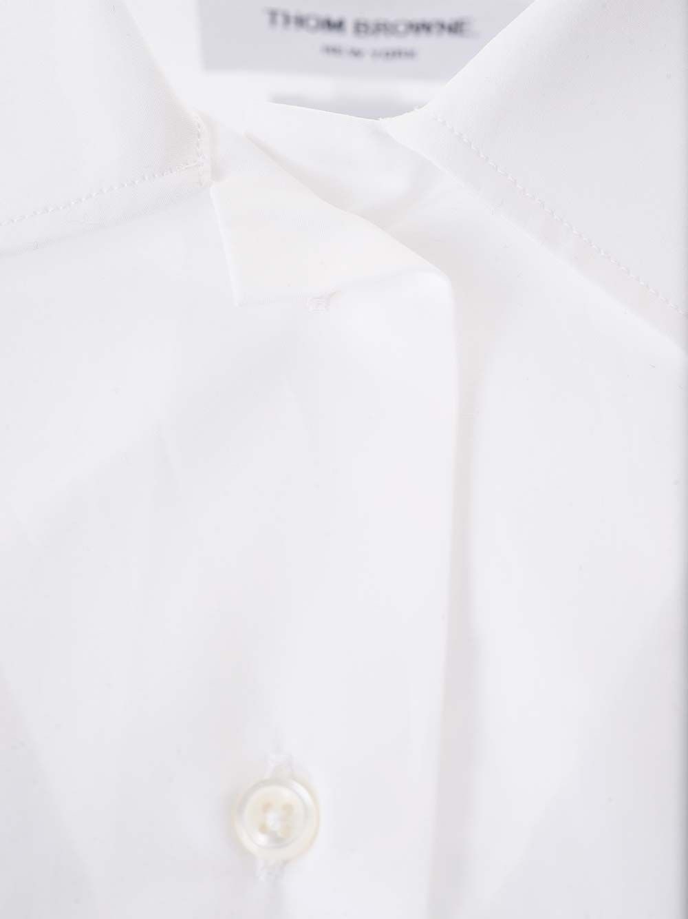 Cropped Shirt Tops White - 3