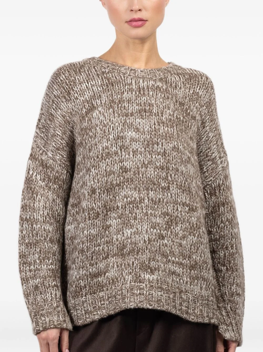 Cypress marl-knit sweater - 1